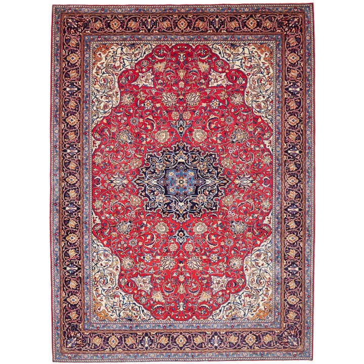 Hand Made Rug Sarough Persia 264x360 Red Ivory