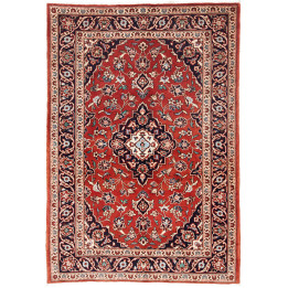 Hand Made Rug Kashan Fine Persia 100x148 Brick