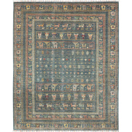 Tappeto Originale Istintia Pakistan 203x242 Blu