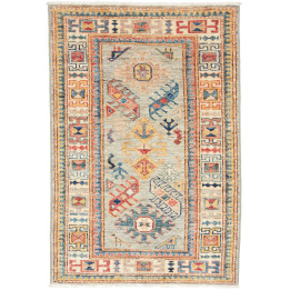Tappeto Originale Kazak Fine Pakistan 69x96 Gri