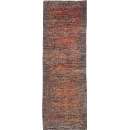 Hand Made Rug Cromopura Pakistan 80x243 Dark Gr