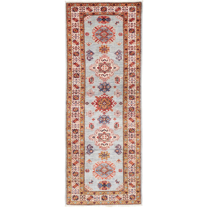 Hand Made Rug Kazak Fine Pakistan 75x218 Light