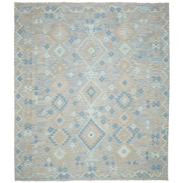 Tappeto Originale Kilim Afghanistan 255x293 Blu
