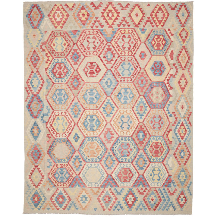 Hand Made Rug Kilim Afghanistan 267x340 Beige R