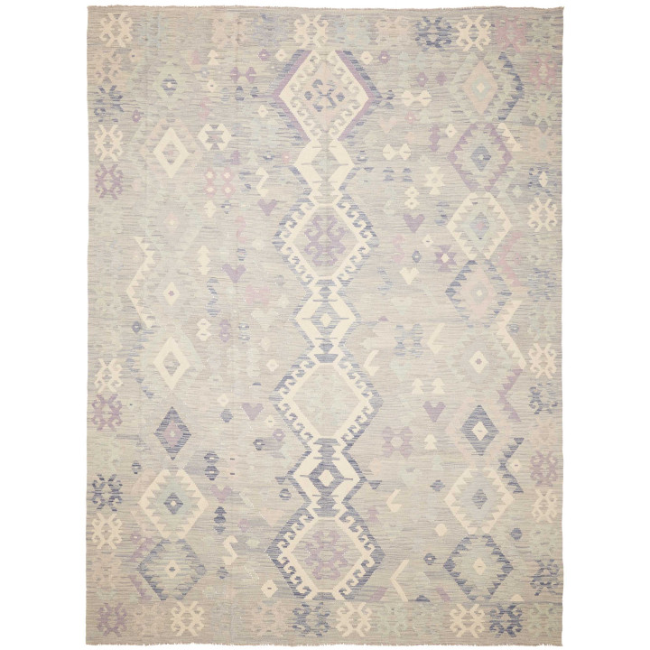 Tappeto Originale Kilim Afghanistan 255x344 Gri