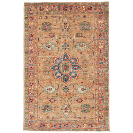 Hand Made Rug Kazak Fine Pakistan 126x192 Rust