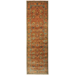 Rug Shahi Fine Pakistan 80x279 Burnt Orange Aqu