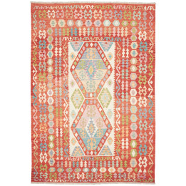Hand Made Rug Kilim Afghanistan 210x301 Brick R