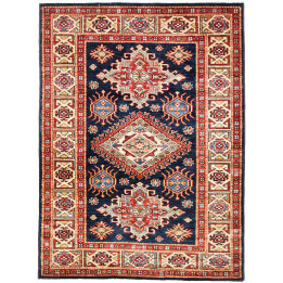 Hand Made Rug Kazak Fine Pakistan 103x152 Midni