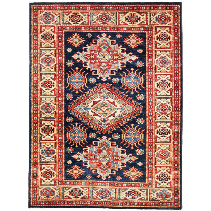 Hand Made Rug Kazak Fine Pakistan 103x152 Midni