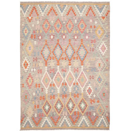 Hand Made Rug Kilim Afghanistan 155x198 Taupe G