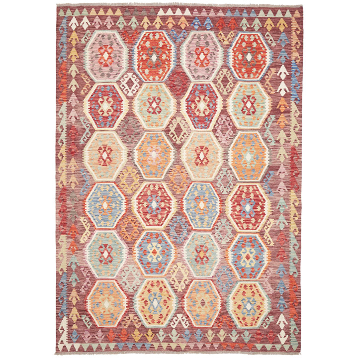Tappeto Originale Kilim Afghanistan 204x290 Ros