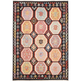 Hand Made Rug Kilim Afghanistan 200x286 Black M