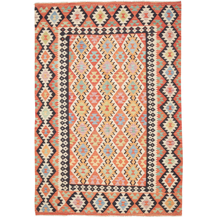 Tappeto Originale Kilim Afghanistan 202x293 Mat