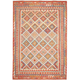 Hand Made Rug Kilim Afghanistan 205x294 Brick R