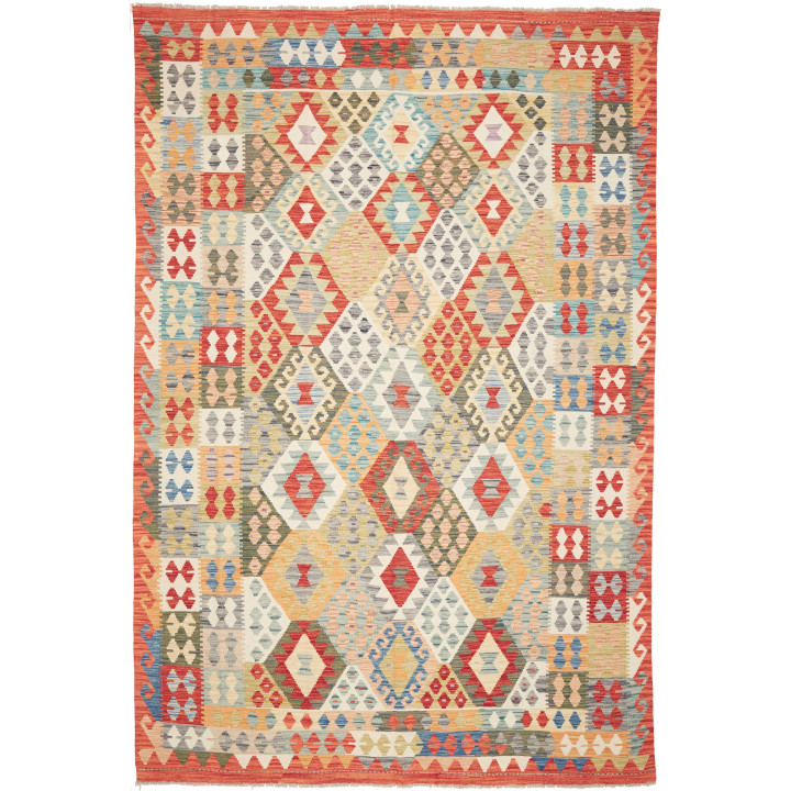 Hand Made Rug Kilim Afghanistan 211x313 Brick R