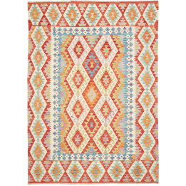Hand Made Rug Kilim Afghanistan 171x242 Red Ivo