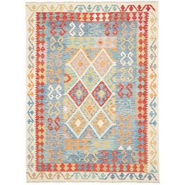 Tappeto Originale Kilim Afghanistan 178x242 Blu