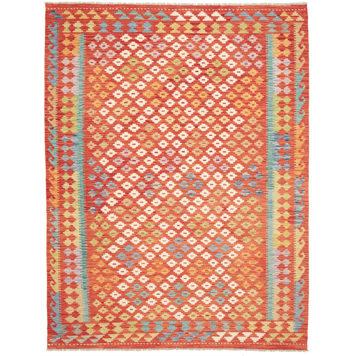 Hand Made Rug Kilim Afghanistan 182x239 Red Ora
