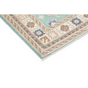 Rug Kazak Afghanistan 79x201 Turquoise Beige Bl