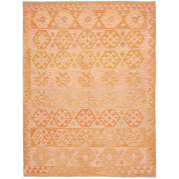 Hand Made Rug Kilim Afghanistan 180x243 Orange