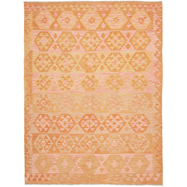 Hand Made Rug Kilim Afghanistan 180x243 Orange