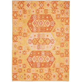 Hand Made Rug Kilim Afghanistan 177x250 Orange