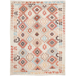 Hand Made Rug Kilim Afghanistan 185x252 Ivory B