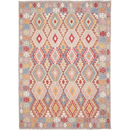 Hand Made Rug Kilim Afghanistan 169x248 Red Bei