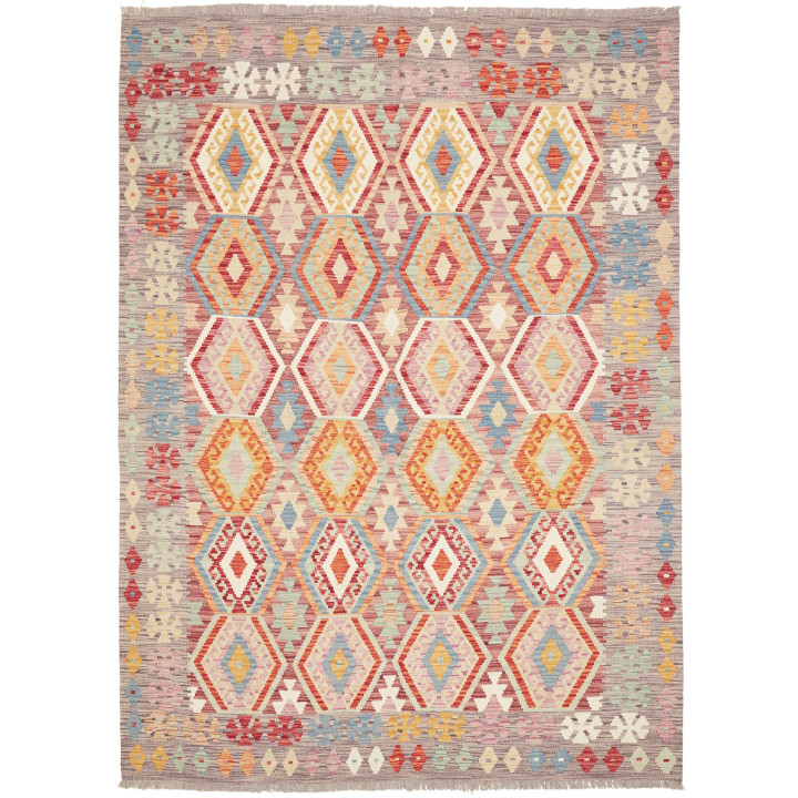 Hand Made Rug Kilim Afghanistan 179x243 Red Bei