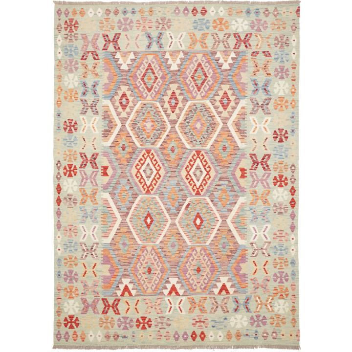 Hand Made Rug Kilim Afghanistan 179x250 Sage Gr