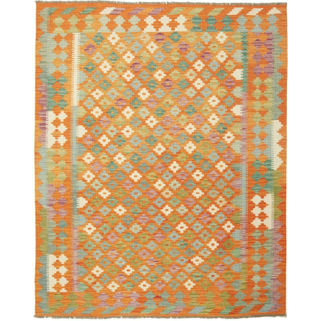 Kilim 154x192 Cm Kilim, Afghanistan, Hand-carded Wool