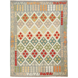 Kilim 150x200 Cm Kilim, Afghanistan, Hand-carded Wool (warp: