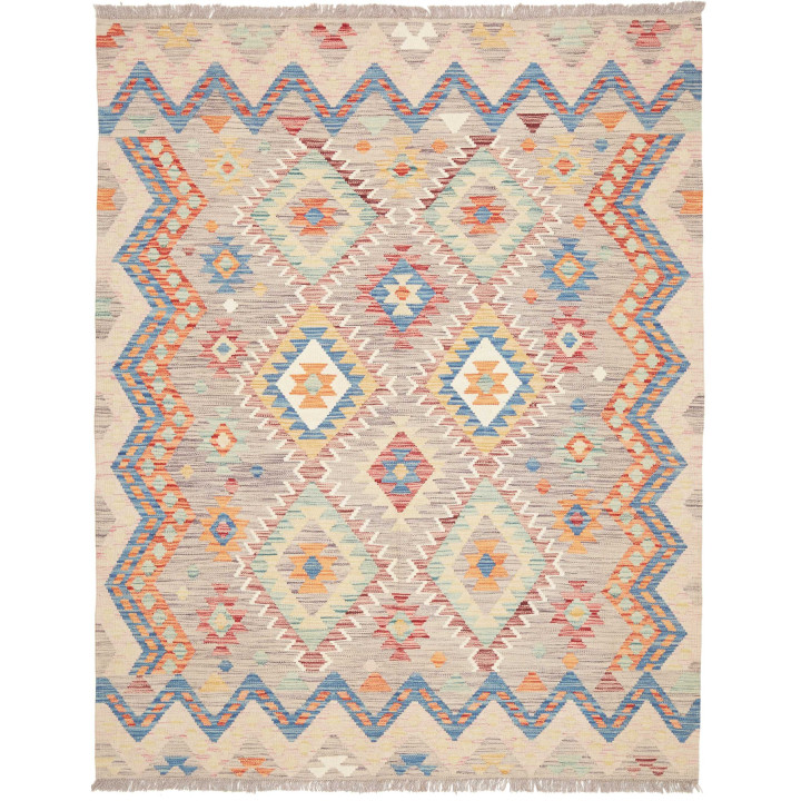 Tappeto Originale Kilim Afghanistan 152x195 Gri