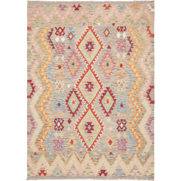 Tappeto Originale Kilim Afghanistan 151x206 Gri