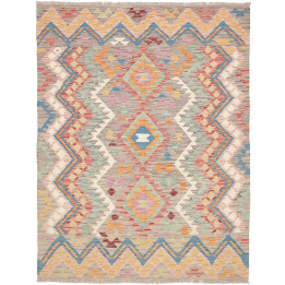 Hand Made Rug Kilim Afghanistan 150x196 Taupe M