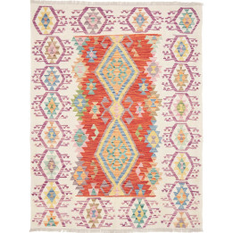 Hand Made Rug Kilim Afghanistan 152x197 Ivory R