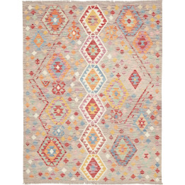 Tappeto Originale Kilim Afghanistan 159x206 Gri