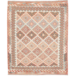 Hand Made Rug Kilim Afghanistan 157x190 Rust Be