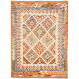 Hand Made Rug Kilim Afghanistan 130x170 Orange
