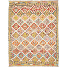 Hand Made Rug Kilim Afghanistan 152x201 Multico