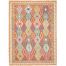 Hand Made Rug Kilim Afghanistan 174x234 Orange