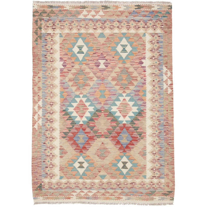 Hand Made Rug Kilim Afghanistan 127x177 Beige B