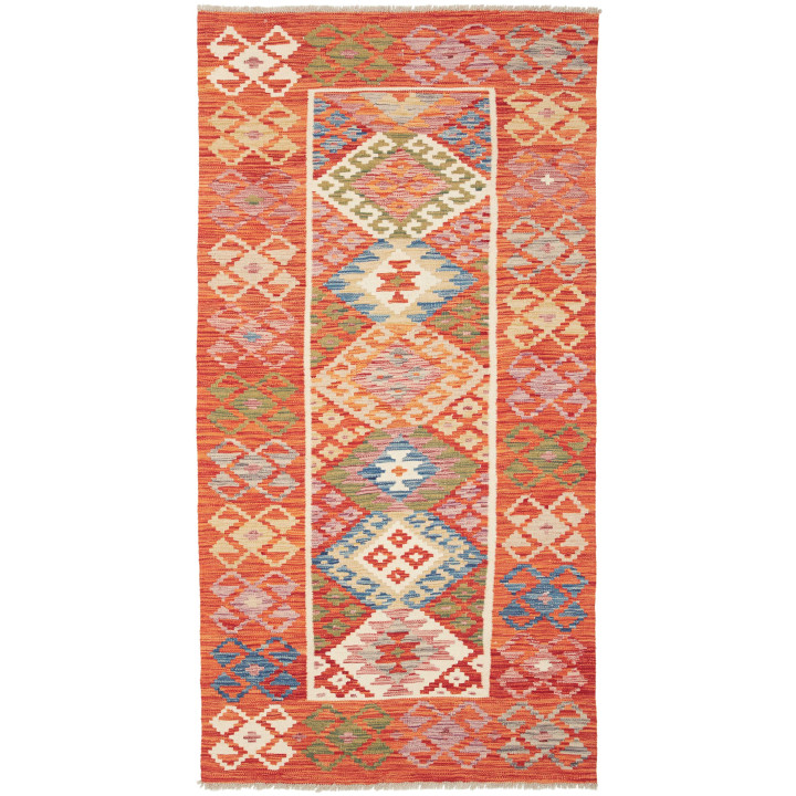 Tappeto Originale Kilim Afghanistan 105x202 Ros