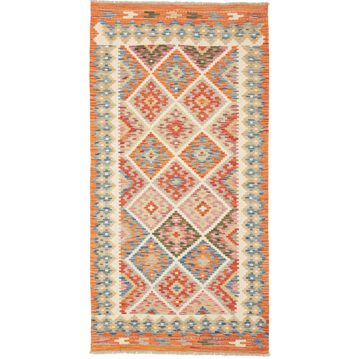 Tappeto Originale Kilim Afghanistan 102x198 Ara