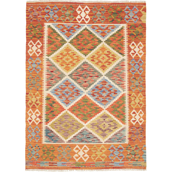 Tappeto Originale Kilim Afghanistan 105x145 Ara