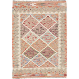 Hand Made Rug Kilim Afghanistan 105x146 Beige O