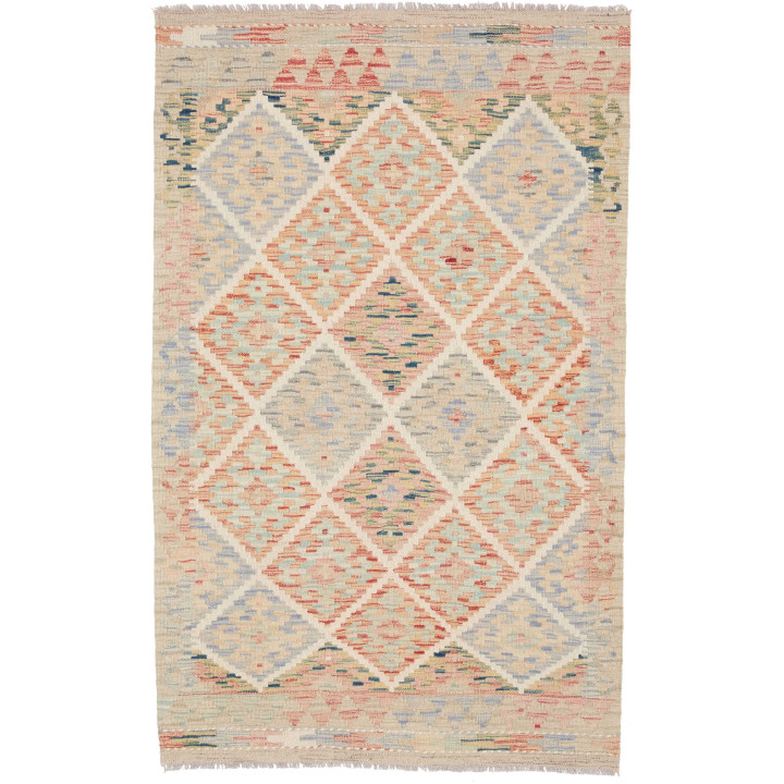 Hand Made Rug Kilim Afghanistan 103x163 Beige P