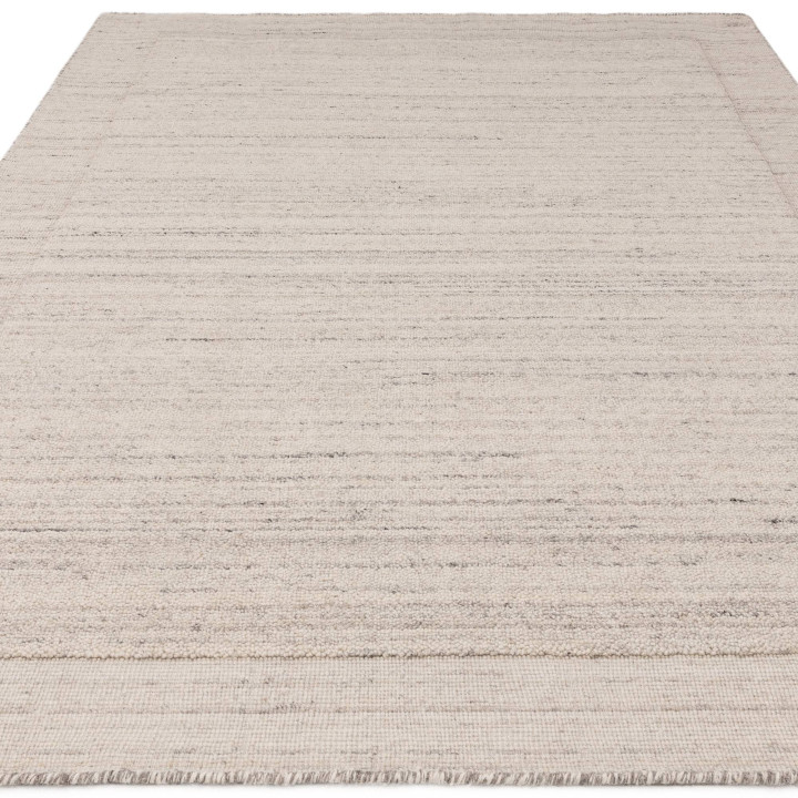 Tappeto Larson geometrico bianco e tortora 160x2
