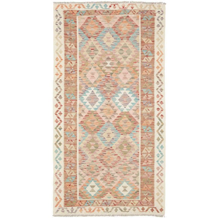 Hand Made Rug Kilim Afghanistan 104x184 Rust Be